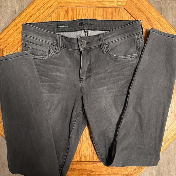 *KUT FROM THE KLOTH* Petite Dk. Gray Diana Skinny Jean Size 4P - Picture 3 of 7